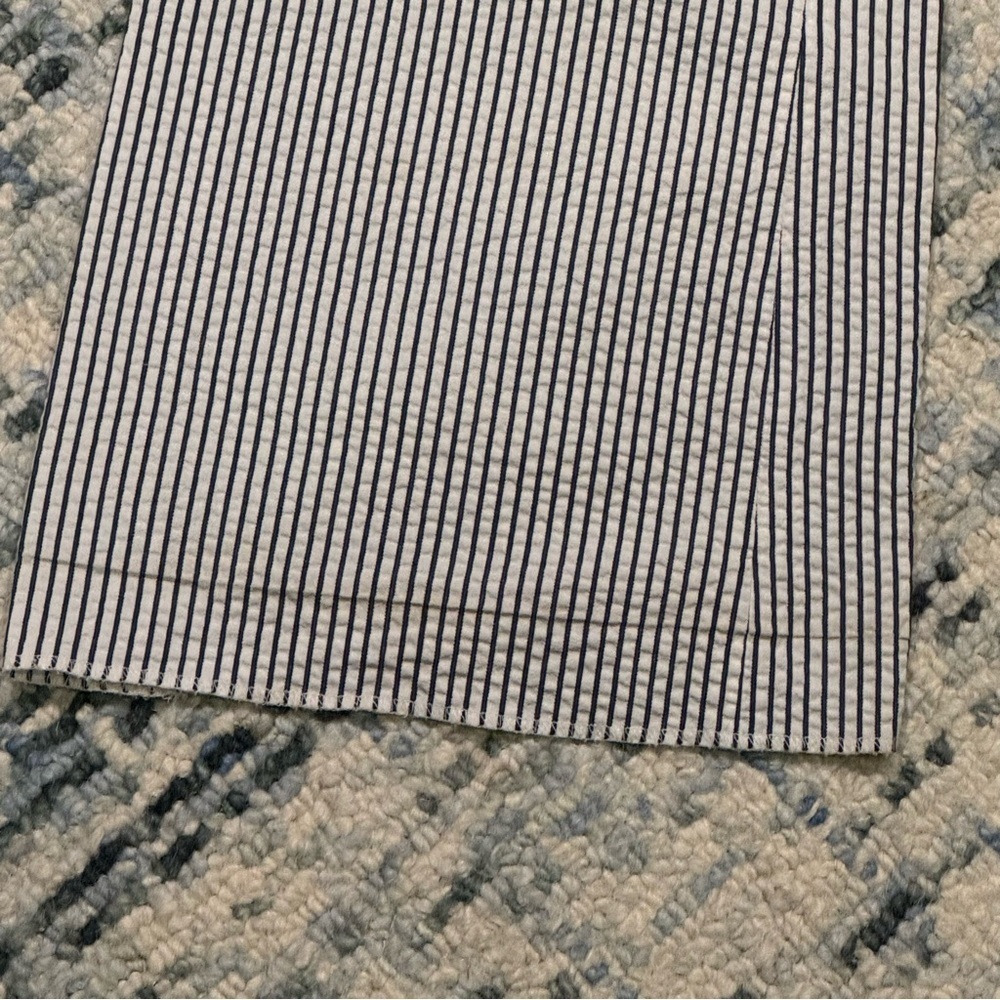 J Crew City Fit Seersucker Striped Flare Pants, Size 6 - Picture 8 of 16